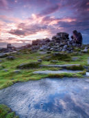 Sunset on Over Owler Tor